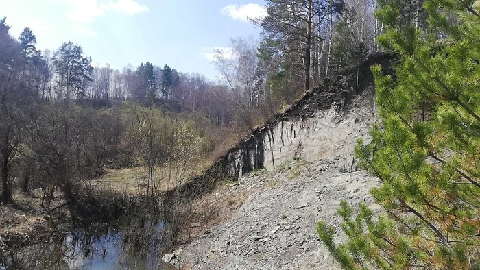 We rode a little - My, Nature, Spring, Mobile photography, Lake, Suzuki, Schipperke, Landscape, Nso, Novosibirsk region, Pal, Fire, Longpost