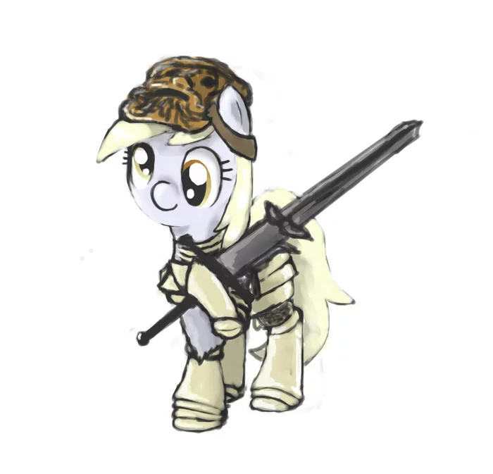 Giant Derp - My little pony, Derpy hooves, Dark souls, Giant Dad