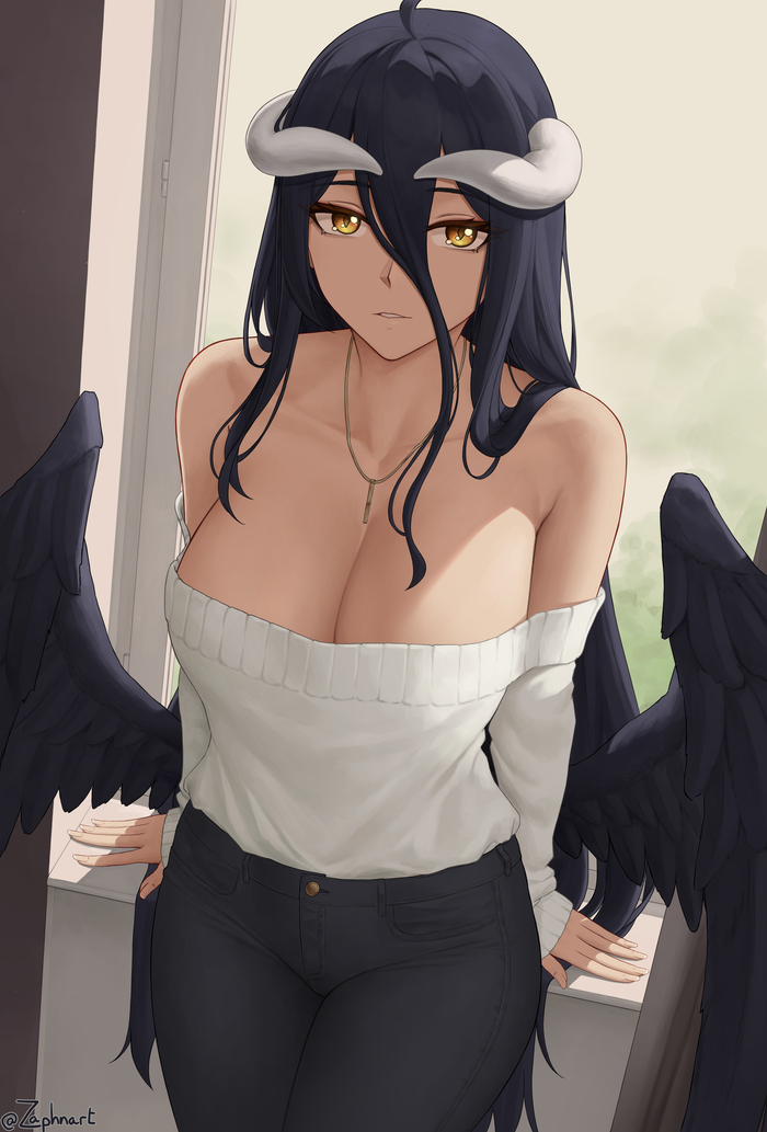   ? Anime Art, , Albedo (Overlord), Overlord