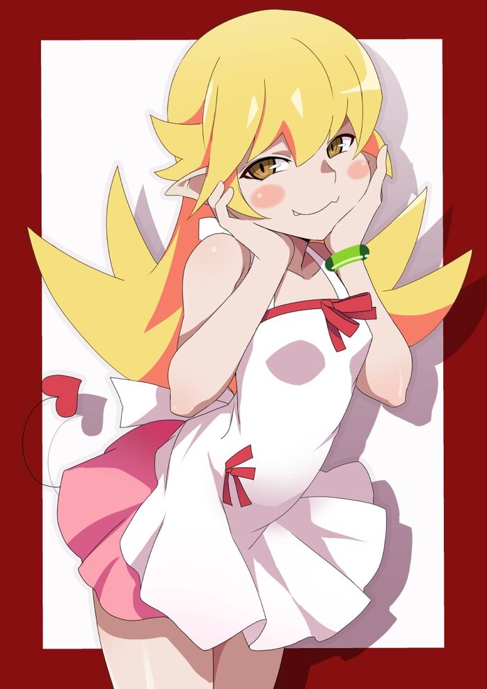    ) Anime Art, , , , Monogatari Series, Shinobu Oshino, Yocto mako