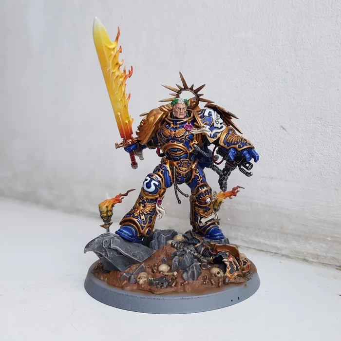 Robout Gilliman, The Avenging Son - My, Warhammer 40k, Painting miniatures, Ultramarines, Longpost