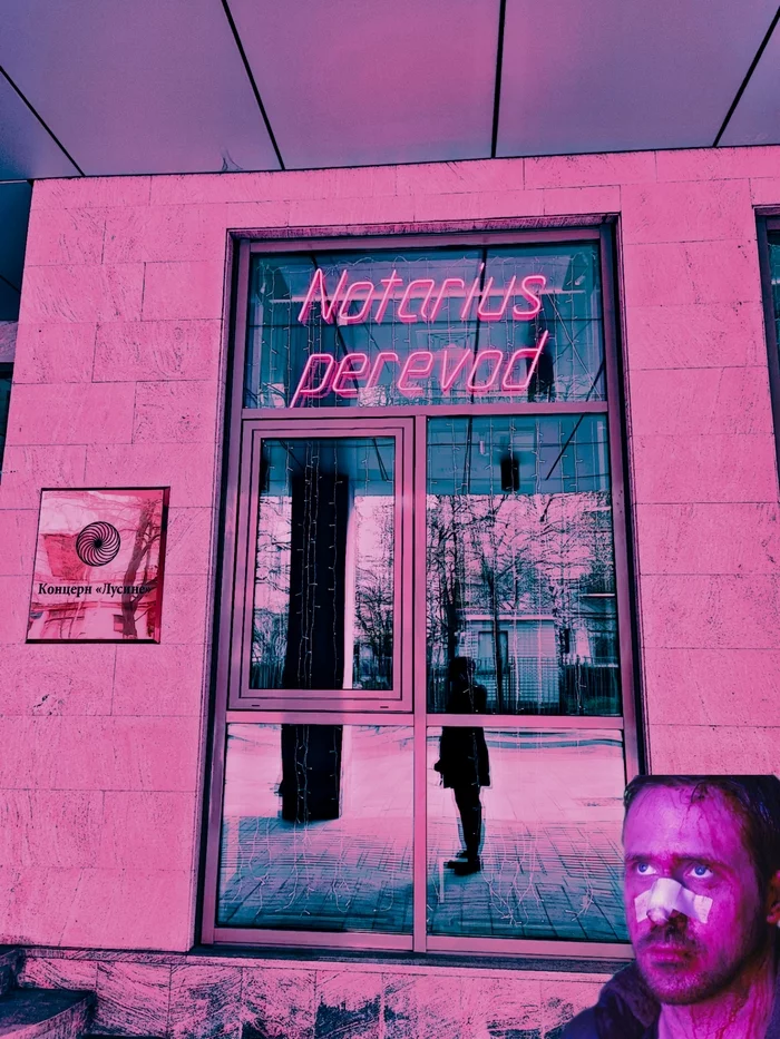 Notarius 2049 - My, Blade runner, Memes, Movies, Ryan Gosling, Filter