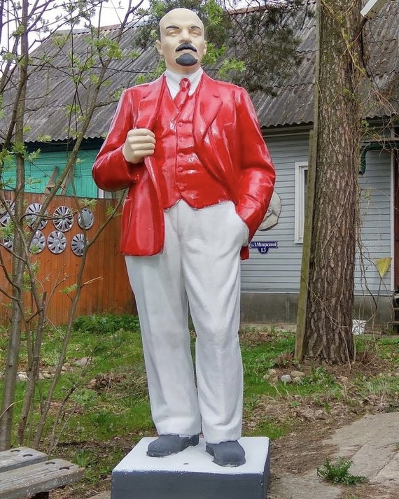 Modny Ilyich - Humor, Creative, Longpost, Monument, Lenin