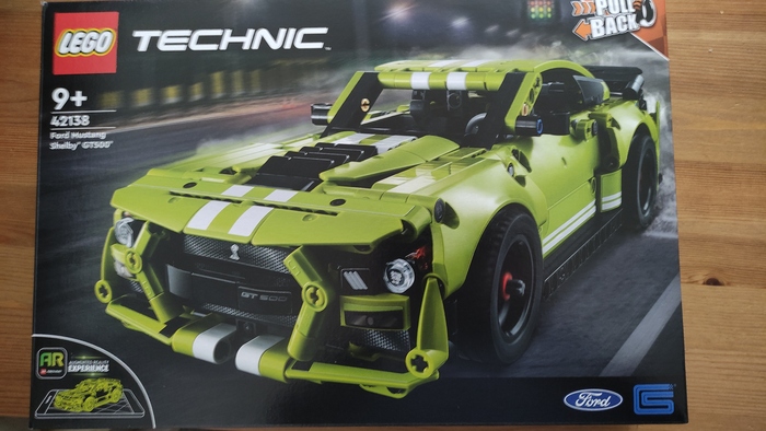 LEGO Technic 42138 Ford Mustang Shelby GT500 LEGO, Конструктор, LEGO Technic, Ford Mustang, Shelby gt500, Длиннопост