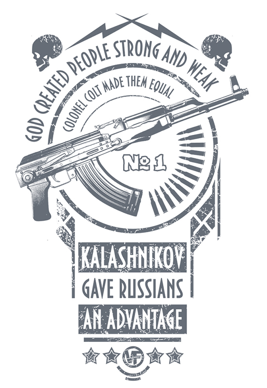 Small arms - My, Digital drawing, Weapon, Weapon, Kalashnikov assault rifle, Stechkin, Screw cutter, Longpost
