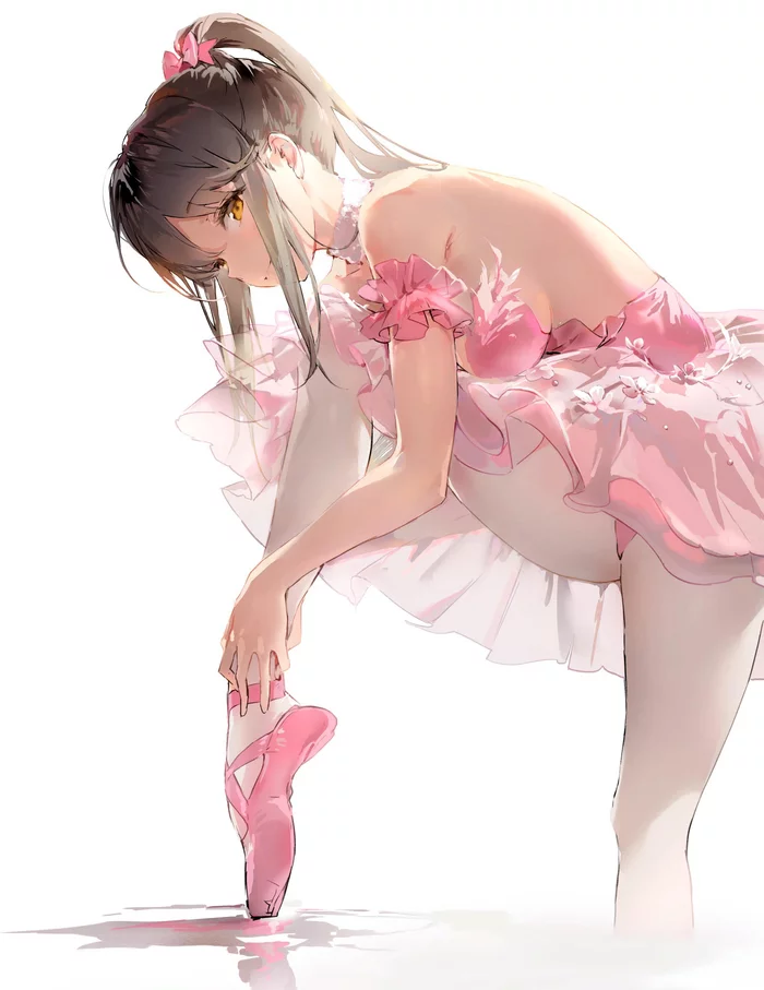 Ballerina - Anime art, Anime, Original character, Ballerinas