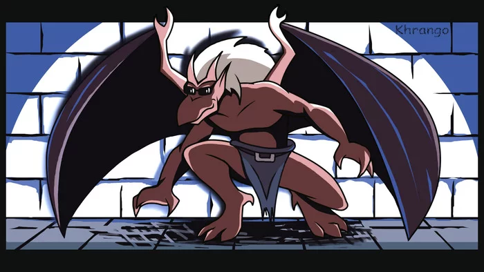 Gargoyle Brooklyn - My, Gargoyle, Gargoyles, Art, Drawing, Gargoyles, Animated series, Cartoons, Characters (edit), Nostalgia