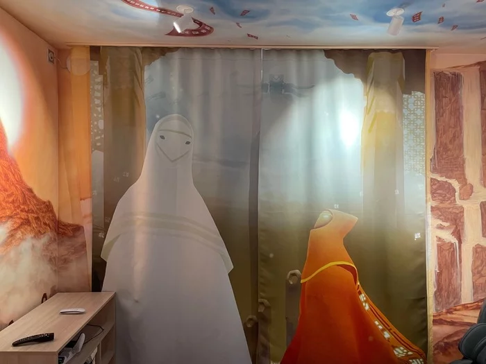 Game room (part-time guest room) - My, Playstation, Journey, Video, Longpost