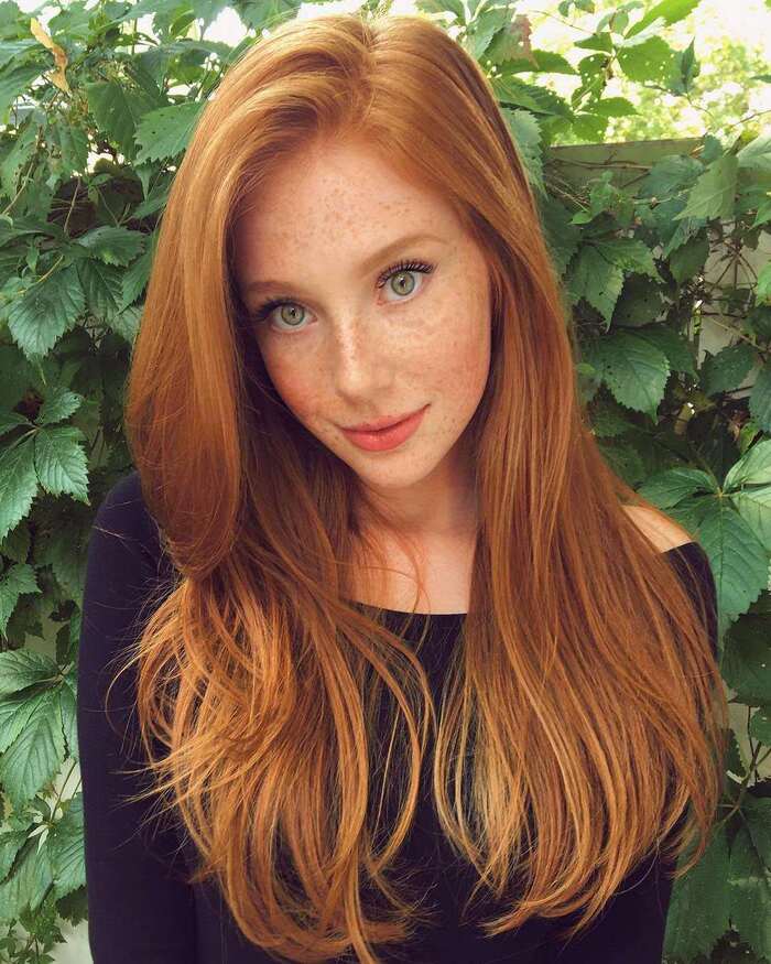 Ginger - Girls, Redheads, Freckles, The photo, Madeline Ford, Models