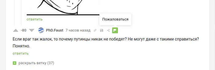 О, новый функционал завезли. Или еще не завезли?... - Пикабу, Модератор, Вопросы по модерации, Сообщества Пикабу, Функционал сайта, Жалоба, Комментарии на Пикабу, Скриншот