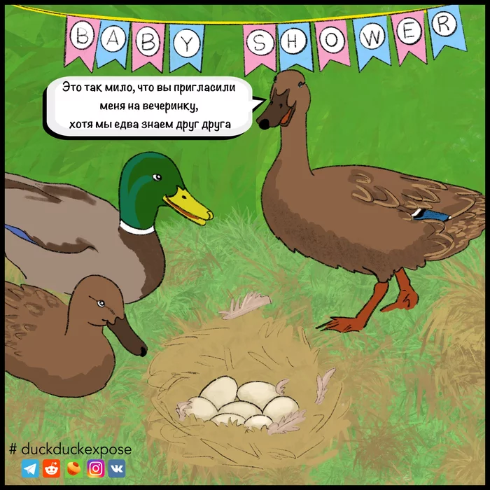 It is a trap - My, Web comic, Comics, Humor, Duck, Longpost, Duckling syndrome