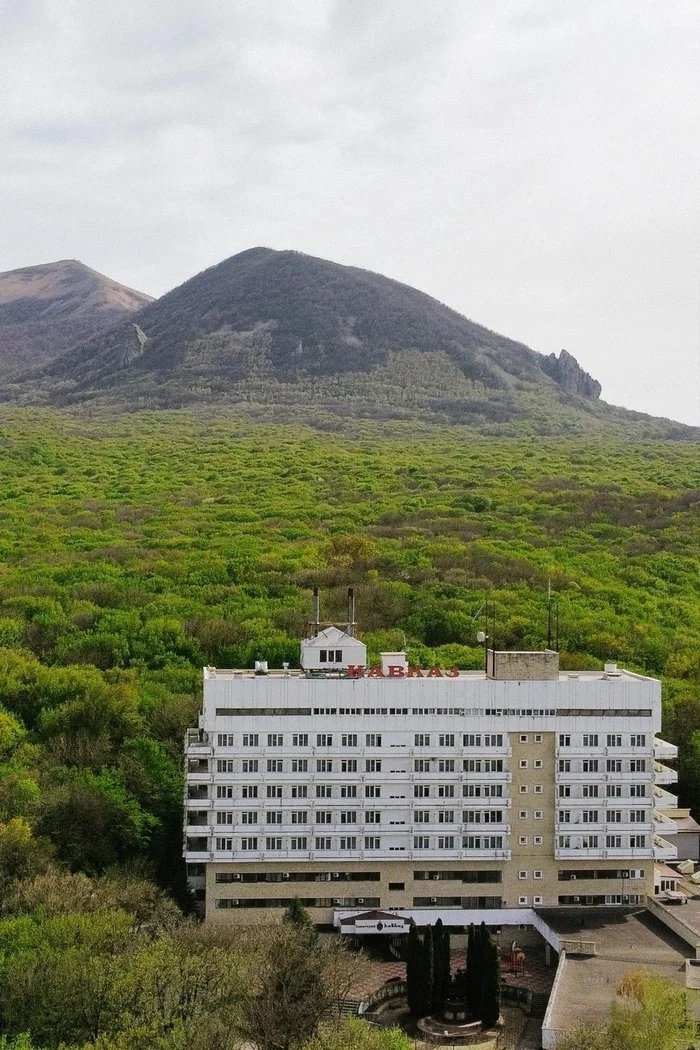 Zheleznovodsk, sanatorium Kavkaz - Zheleznovodsk, Stavropol region, Caucasian Mineral Waters, Sanatorium, Travel across Russia, The nature of Russia, The photo, The mountains