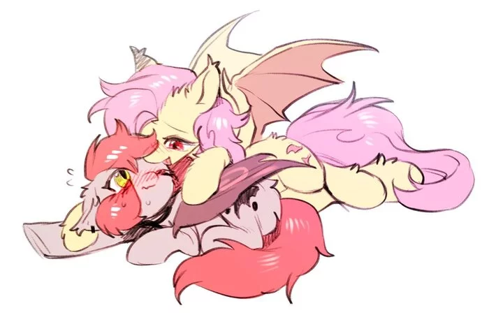 Attack - My little pony, PonyArt, Original character, Flutterbat, Swaybat