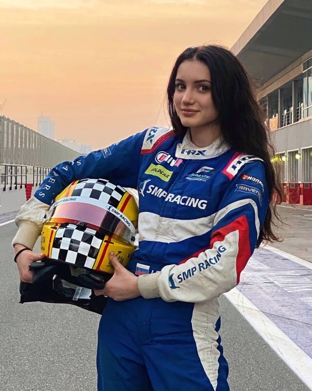 Race car driver Irina Sidorkova - Girls, The photo