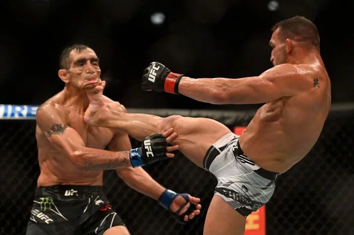The end of an old era and the beginning of a new UFC - Martial arts, Knockout, Martial arts, Fight, Sport, Ufc, MMA, MMA fighter, Hit, The fall, Tony, Tony Ferguson, Justin Gagey, Video