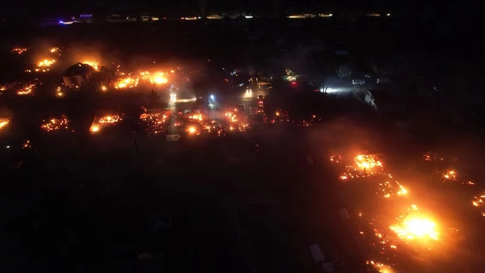 Burning Uyar. The Krasnoyarsk Territory is on fire - Fire, Emergency, Catastrophe, Fearfully, Krasnoyarsk region