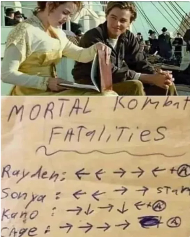 Real treasure - Mortal kombat, Titanic, Fatality