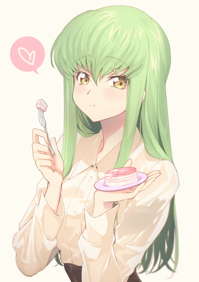 C.C Anime Art, , CC (Code Geass), Code Geass, 