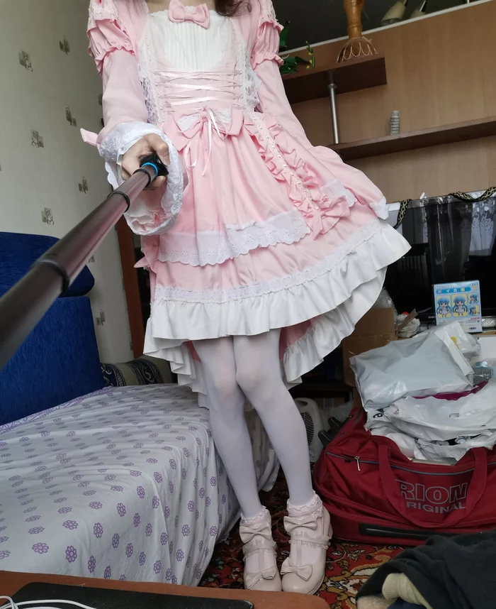 Continuation of the post “I just tried to wear white tights with pink socks, and I couldn’t stop)” - My, Its a trap!, Trap IRL, Trap my, Nbvehtrap, Femboy, Competition, Reply to post, Longpost