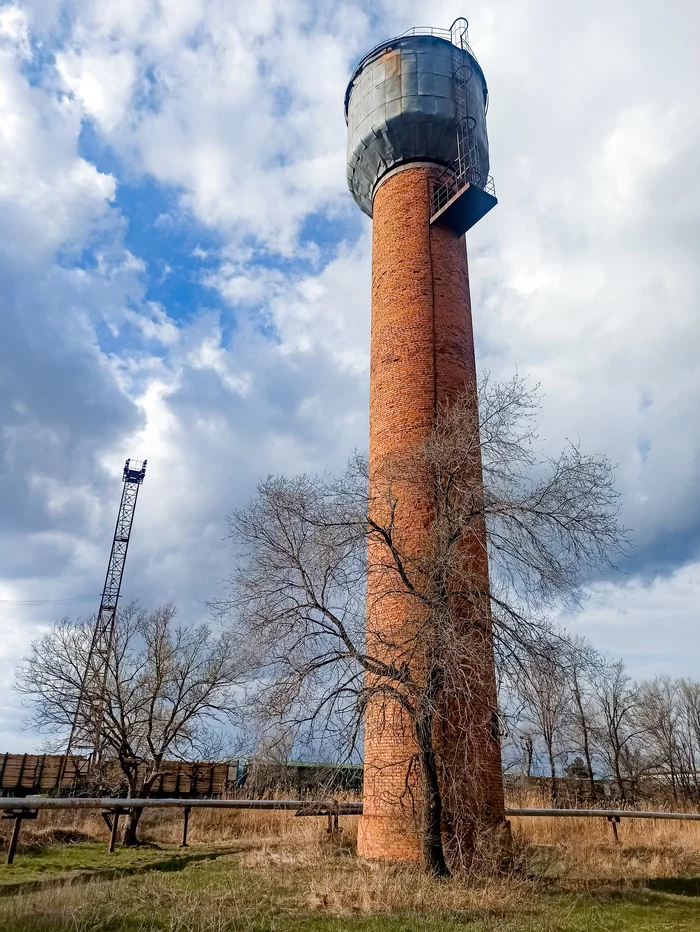 Tower - My, Water tower, Mobile photography, Дальний Восток, Arsenyev