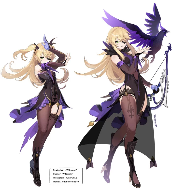 How to make genshin characters even better - Anime, Anime art, Genshin impact, Ningguang, Beidou, Barbara, Fischl, Sucrose, Diona, Klee, Bennett, Longpost