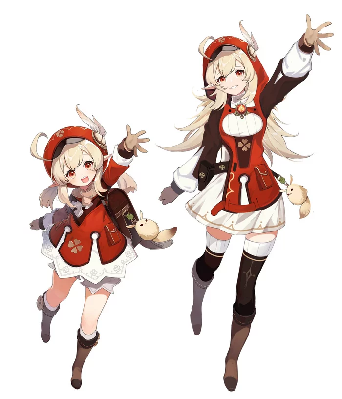 How to make genshin characters even better - Anime, Anime art, Genshin impact, Ningguang, Beidou, Barbara, Fischl, Sucrose, Diona, Klee, Bennett, Longpost