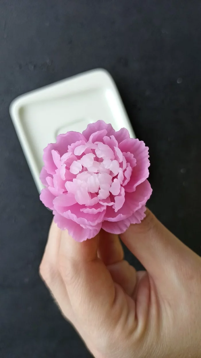 Spring came - My, Лепка, Peonies, Polymer clay, Longpost