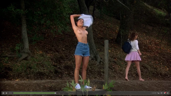 Сиськи в фильме Пятница 13-е — Часть 4: Последняя глава / Friday the 13th: The Final Chapter (1984) - NSFW, Моё, Фильмы, Сиськи, Триллер, Ужасы, Длиннопост