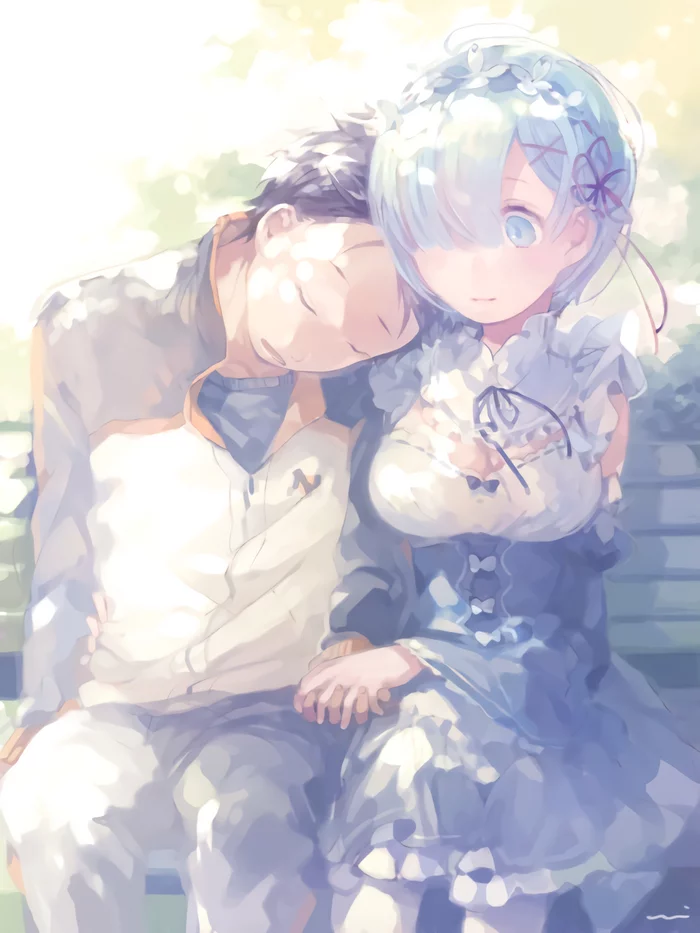 Re:Zero. - Re: Zero Kara, Rem (Re: Zero Kara), Natsuki subaru, Anime, Manga, Sadness, Sadness, Longpost