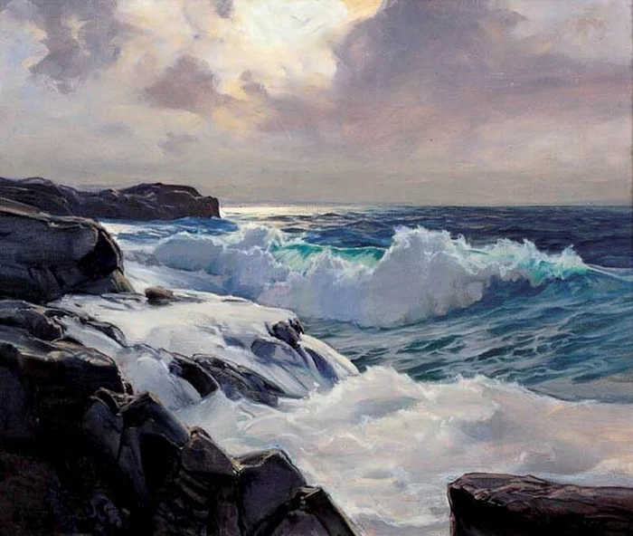 Seascapes - Art, Wave, Sea, Surf, Foam, Landscape, Marine Studies, Longpost