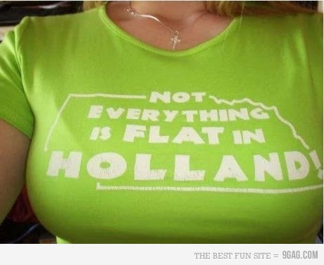 Not everything is flat in Holland - Humor, 9GAG