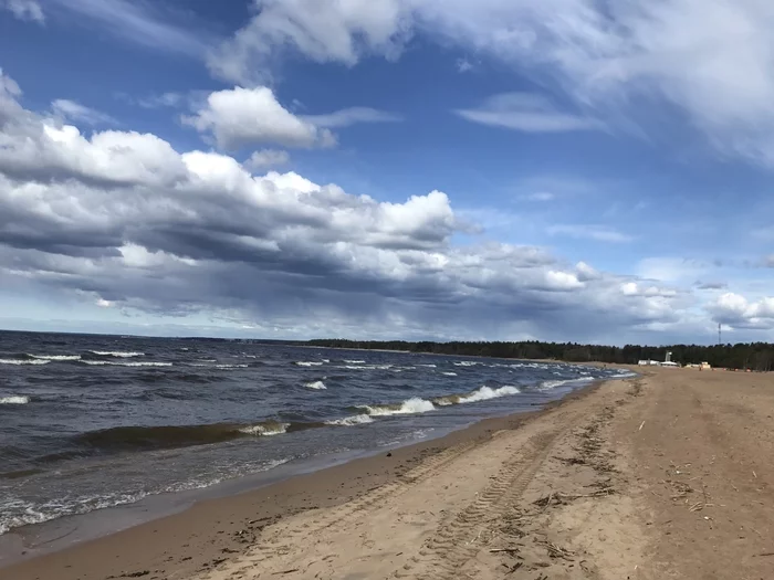 And a little more beauty from my places of power) - My, Nature, beauty of nature, Place of power, Sky, Spring, The Gulf of Finland, Saint Petersburg, The photo