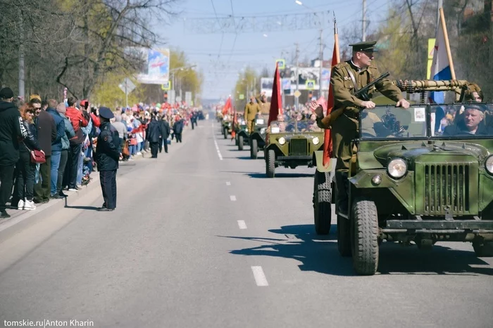 May 9 celebration in Tomsk - Tomsk, Siberia, May 9 - Victory Day, Video, Video VK, Longpost