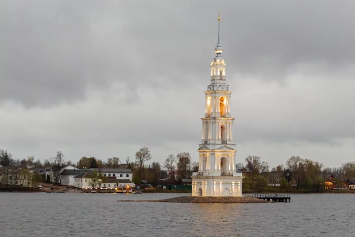 Kalyazinsky bell tower - Uglich reservoir, Kalyazin, My