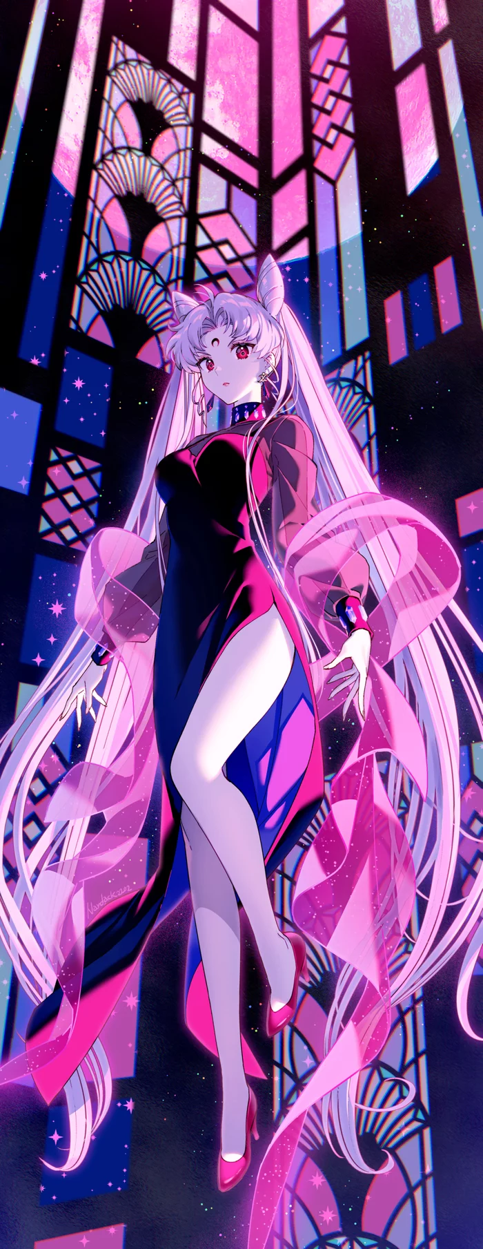 Black Lady - Anime, Anime art, Sailor Moon, black lady, Art, Girls, Longpost