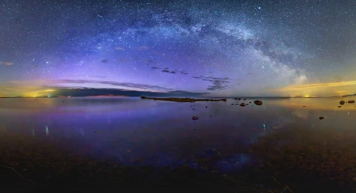 Continuation of the post Milky Way on Ladoga April 22 - My, Milky Way, Ladoga, Astrophoto, Night shooting, Saint Petersburg, Leningrad region, Ladoga lake, Landscape, Reply to post