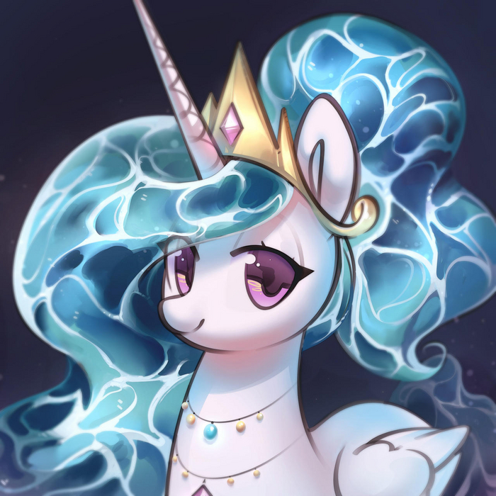  My Little Pony, Princess Celestia, Mirroredsea