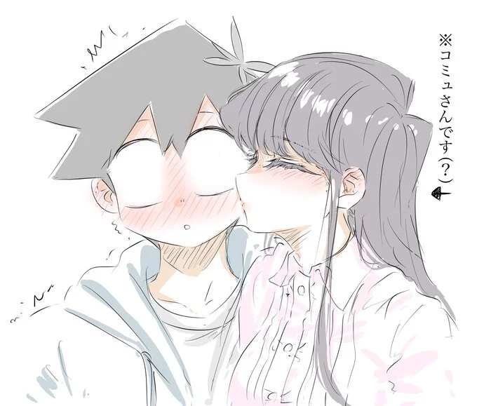 couple - Art, Anime, Anime art, Komi-san wa comyushou desu, Shouko komi, Hitohito Tadano