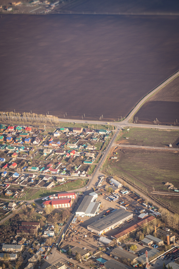 Фото сделанное с самолета на телеобъектив