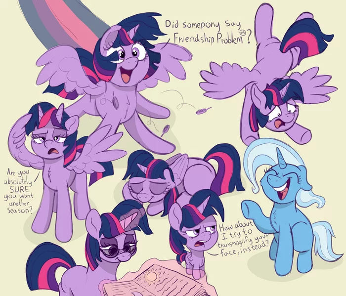 Twinkle Sprinkle - My little pony, Twilight sparkle, Trixie, Pony-thunder