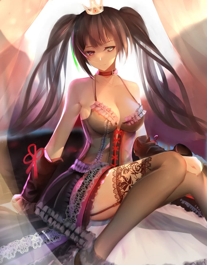 Kurumi Tokisaki - NSFW, Anime art, Anime, Date a live, Kurumi Tokisaki