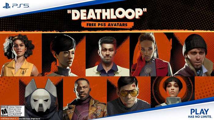 9 PSN Deathloop avatars with voucher code - Is free, Freebie, Playstation, Gamers