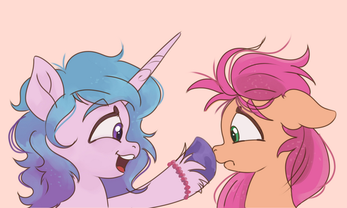 Boop My Little Pony, Sunny Starscout, Izzy Moonbow