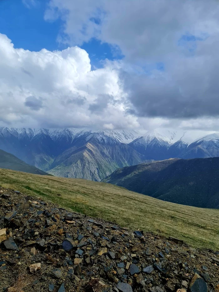 On high. Passing a new route - My, Vertical video, The mountains, Snow, Weather, Chechnya, Tourism, Relaxation, Four-wheel drive, 4x4, Mountain tourism, Video, Longpost