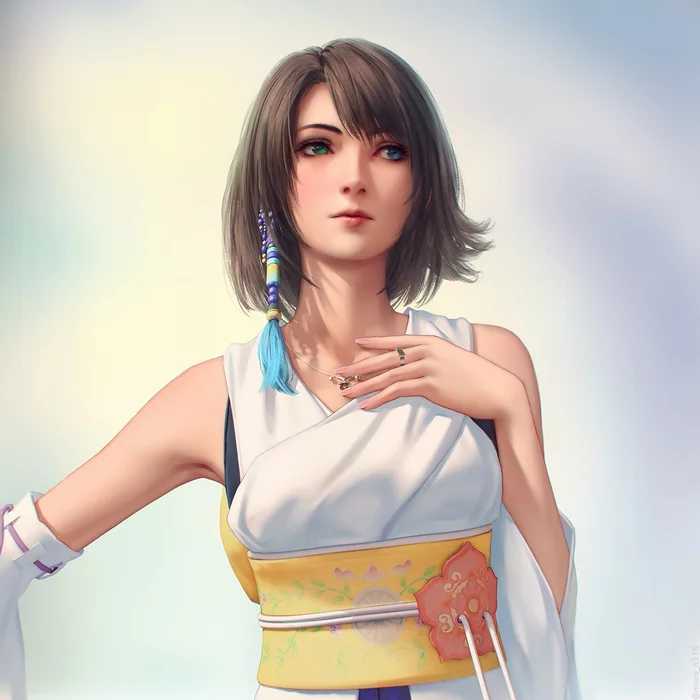 Yuna - Final Fantasy X, Yuna, Art, Final Fantasy, Games, Miura-N315