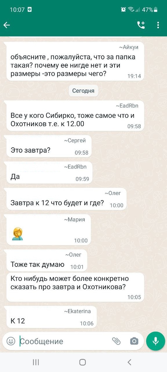 Типичная беседа в чате универа - Моё, Универ, Whatsapp, Беседа, Тупость