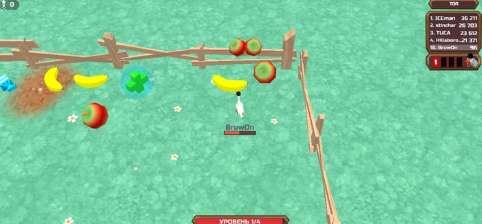 Online game Goosegame.io - My, Indie game, Инди, Video game, Gamedev, Browser games, Гусь, Longpost