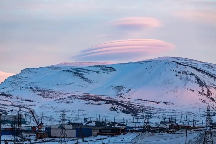 Lenticular clouds over Norilsk - Norilsk, Arctic, Norilsk Nickel, Arctic, Lenticular clouds, Longpost