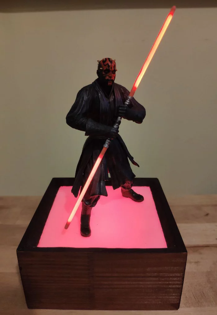 Diorama Darth Maul - My, Star Wars, Diorama, Darth Maul, Handmade, Longpost, Needlework without process