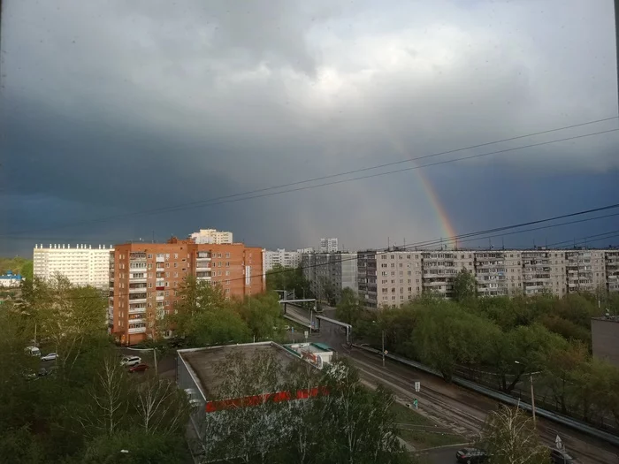 Rainbow in Chelyabinsk - My, Rainbow, Beautiful view, The photo